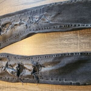 Jordan Craig Distressed Black Jeans